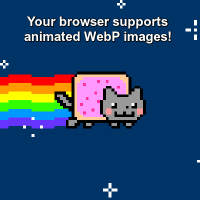 Your browser supports animated WebP images.
